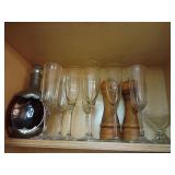 KDM Holland Pewter and Glass Decanter