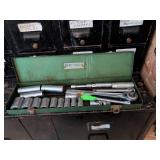 Craftsman and S-K Socket Set in Metal Box