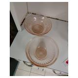 Pink Depression Glass Bowls