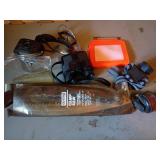 Camping Gear Lot: Tasco Binoculars and Tools