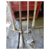 Four Assorted Digging and Pick Tools