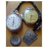 As-Is Pocket Watches and lanyard Lot