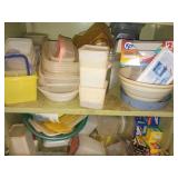 Kitchen Storage and Wraps Lot, Contents Only