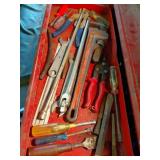 Hand Tool Lot with Wrenches and Pliers