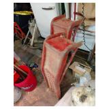 Red car ramps