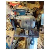 Duracraft Bench Grinder with Vise on Stand