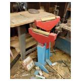 Homemade Wood and Roller Stand Pair