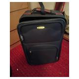 Skyline Black Softside Rolling Suitcase