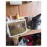 Beekeeping Smoker and Protective Veil Set