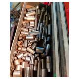 Socket Wrench Set With Sockets and Extensions