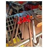 Pipe Clamps and Bar Clamp