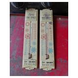Agway Fred Garrity Advertising Thermometers
