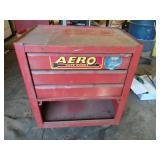 Red Metal Rolling Tool Chest Approx 2.5ft Tall