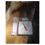 Dairy Scale and Metal dairy advertisement Thermome