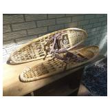 10x36 Wood and Rawhide Snowshoes