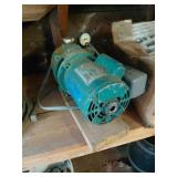 General Electric Well Pump Motor with Gauge