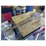 Large Cast Iron Pipe Wrench with Marked Handle