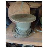 Heavy-Duty Steel Cable on Wooden Spool