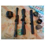 Rifle Scopes, BSA .22 Special, All-Pro and Zebco 2