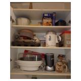 Kitchen Appliance and Bakeware Cabinet Contents