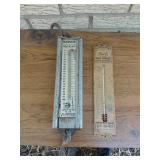 Hanson Viking Spring Scale and Agway Thermometer