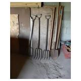 Pitchforks and Shovel Lot