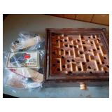Wooden Labyrinth Game and PineCar Kit Lot