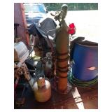 Oxygen and Propane Cylinder Set With Regulators