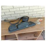 NEET Leather Archery Quiver With Arrows