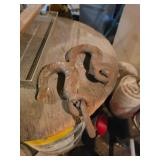 Vintage Large Iron Shackles