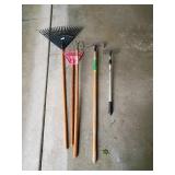 Garden Rakes and Hoes Lot