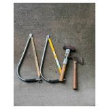 Hand Tools: Saws, Sledgehammer, Hatchet