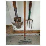 Four Garden Hand Tools