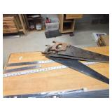 Three Vintage Hand Saws