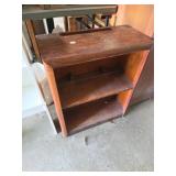 Wooden Two-Shelf Side Table with Handle