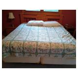 King Size Bed with Mattress and Headboard