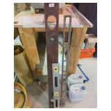 3 Construction Levels, Wood and Metal