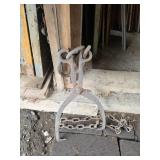 Vintage Ice Block Tongs with Chain