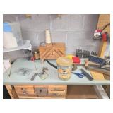 Workbench Hardware and Tool Lot