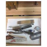 Drawer Contents: Hand Tools and Measuring Items