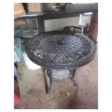 Cast Metal Outdoor Fire Pit Table