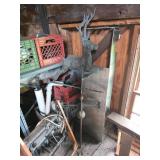 Vintage Copper Deer Weathervane with Arrow