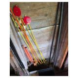 Survey Marking Flags and Survey Rods