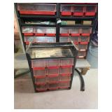 Plastic Storage Drawer Cabinets Lot