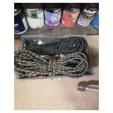 Utility Rope Lot in Plastic Bin