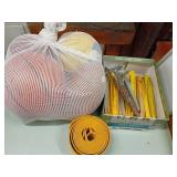 Camping Gear With Tent Stakes and Rope