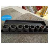 8 CR-V Impact Sockets with Tray