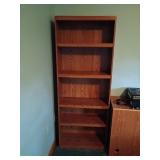 Pressboard Bookshelf, 72x28x12 Inches, 5 Shelves