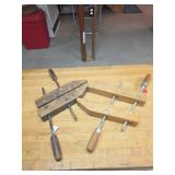 Wooden Hand Screw Clamps, 12 Inch