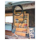 Vintage Manual Fuel Pump Nozzle and Hose